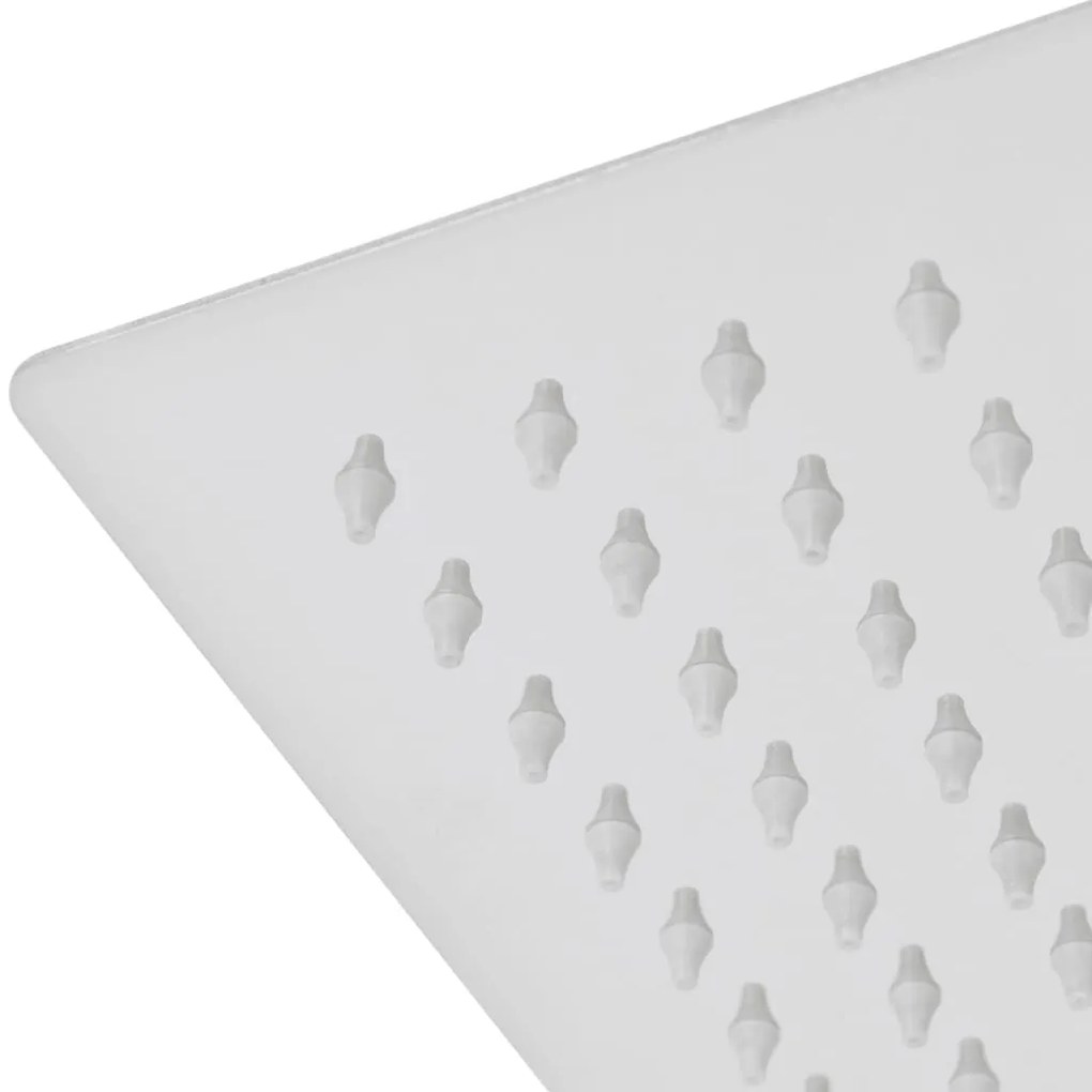 Cabeça de chuveiro 2 pcs aço inoxidável 20x30 cm
