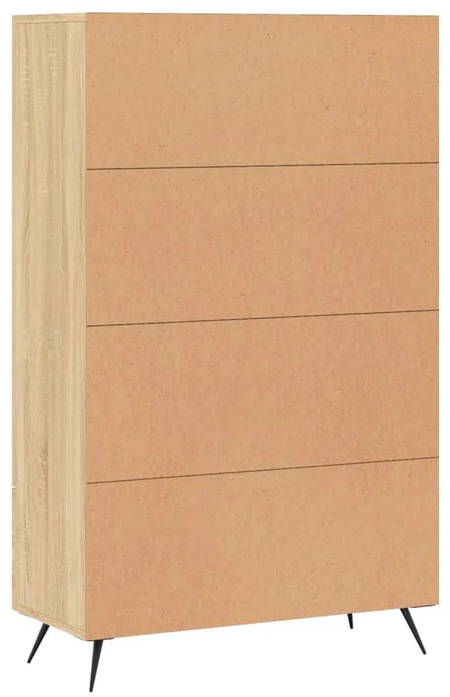 Armário alto derivados de madeira 69,5x31x115cm carvalho sonoma