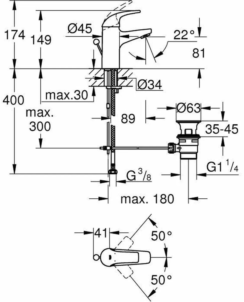 Torneira Monocomando Grohe 23805000