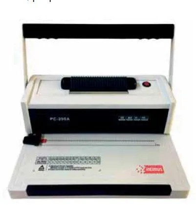 Encadernadora Manual de Espiral Intimus PC-200 a