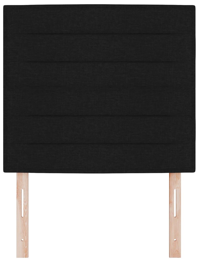 Cabeceira Design Linhas Preto 80 cm em Tecido