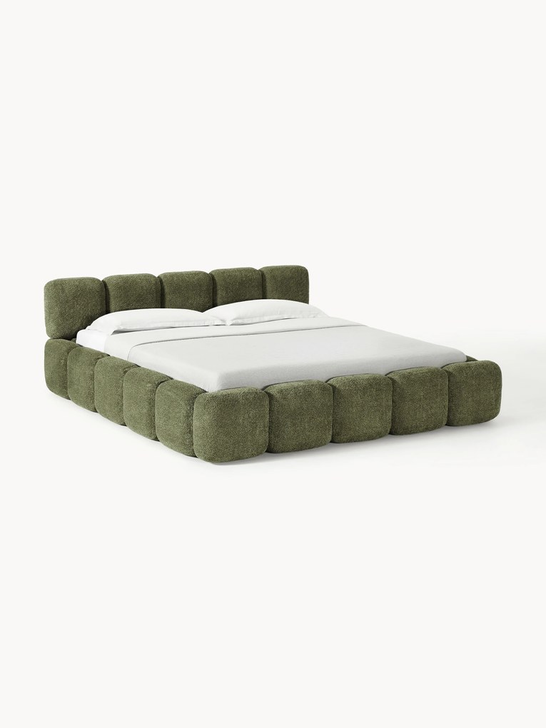 Teddy Bouclé Upholstered Bed Tayla