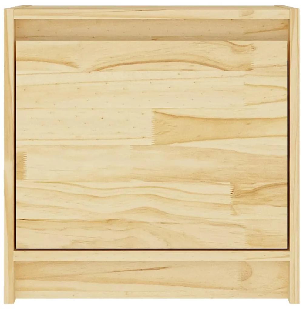 Mesas de cabeceira 2 pcs 40x30,5x40 cm madeira de pinho maciça