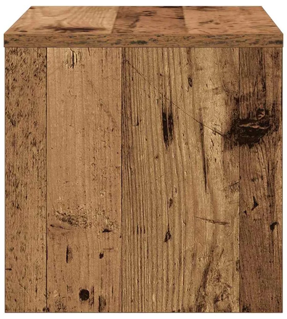 Armário de Cabeceira 2 pcs Madeira antiga 40 x 30 x 30 cm