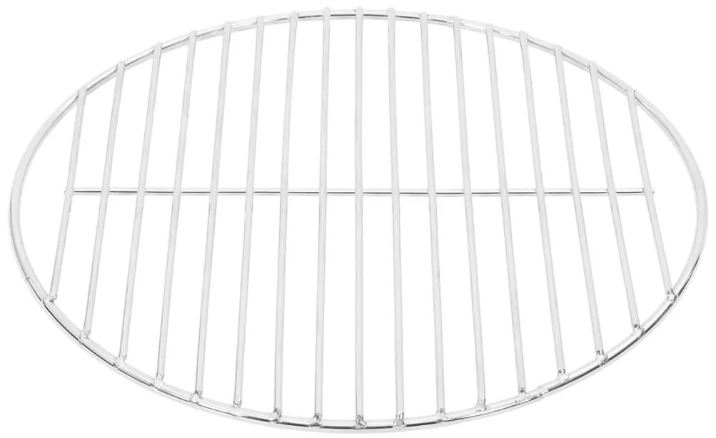 Grelha para churrasco redonda Ø34,5 cm aço inoxidável 304