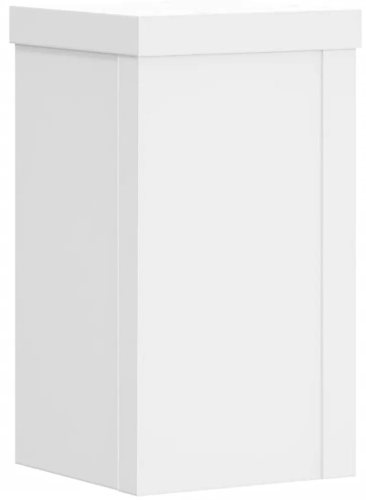 Suportes p/ plantas 2 pcs 10x10x18 cm derivados madeira branco