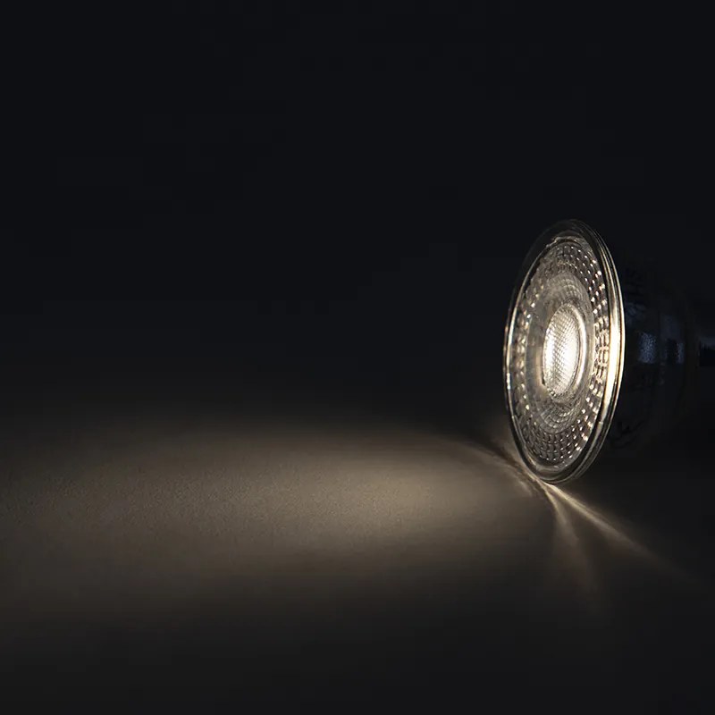 Conjunto de 5 lâmpadas LED reguláveis em 3 etapas GU10 5W 260lm 2700K