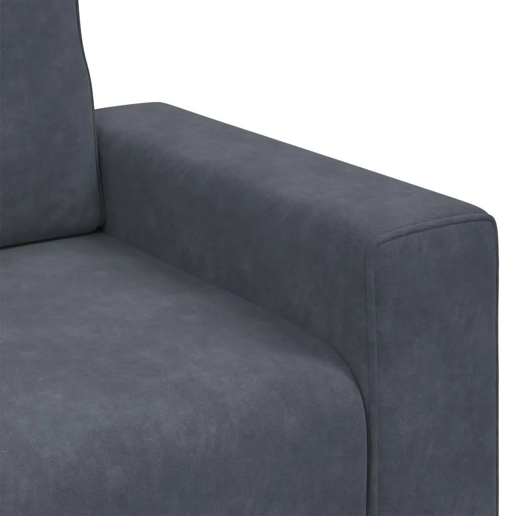 Poltrona 60 cm veludo verde-escuro