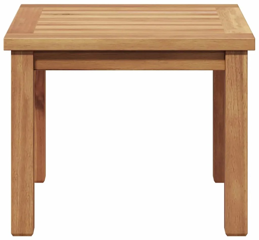 Mesa de centro Castanho 45 x 45 x 36 cm Madeira de teca sólida