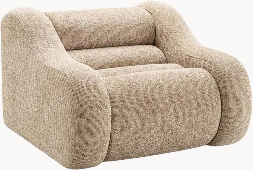 Poltrona estofada Carbone