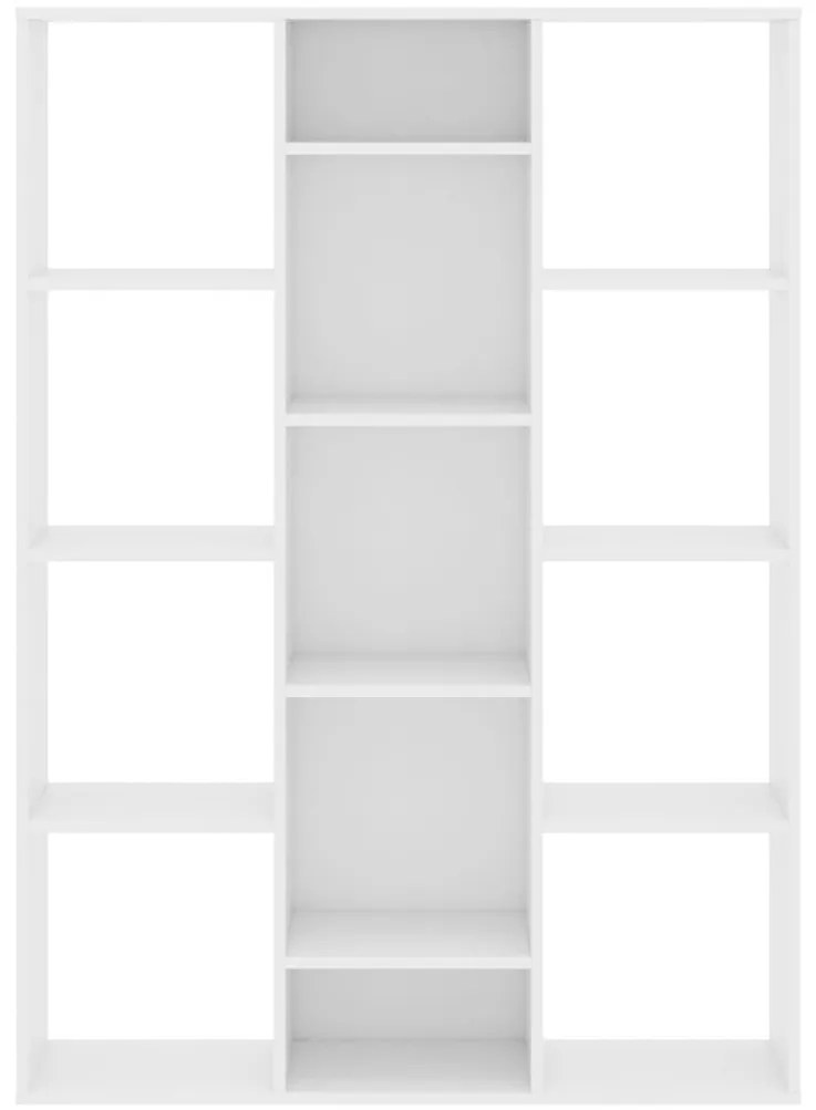 Divisória/estante 100x24x140 cm derivados de madeira branco