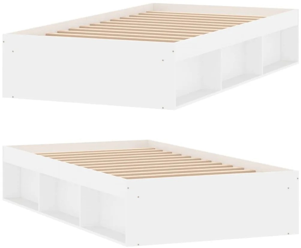 Estrutura de cama 100x200 cm branco