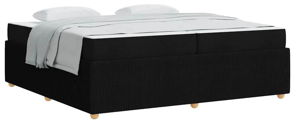 Estrutura da Cama Outros Preto 200 x 200 cm tecido