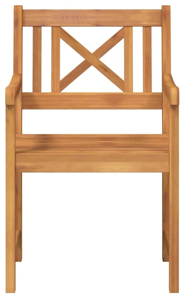 Cadeiras de Jardim vidaXL 4 pcs 56x55.5x90 cm Madeira Maciça de Acácia