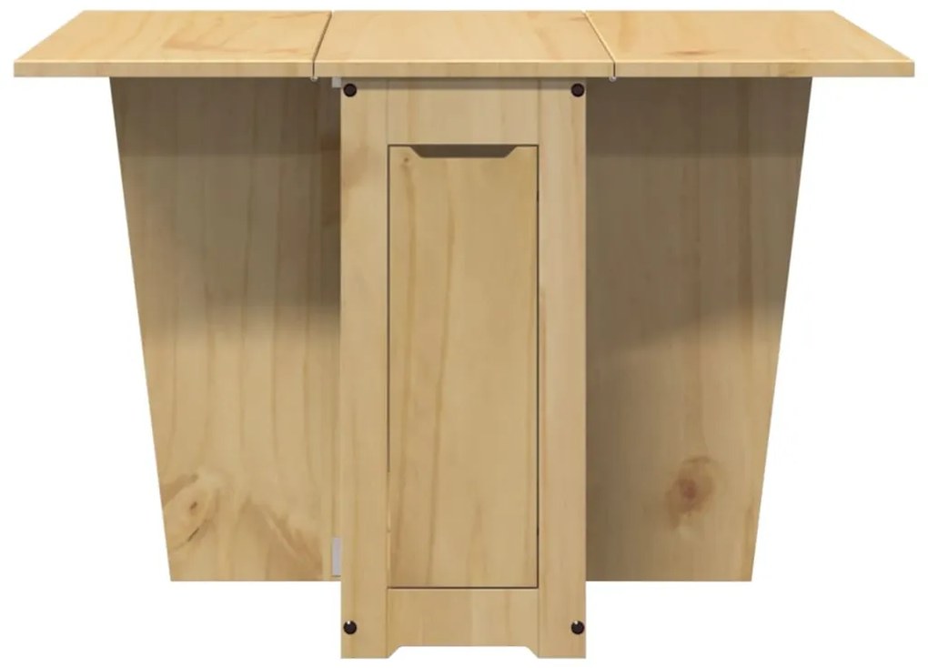 Mesa de jantar dobrável Corona pinho maciço castanho-mel