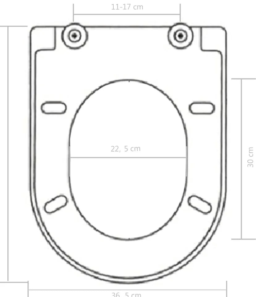 Tampo de sanita fecho suave com design remoção rápida branco