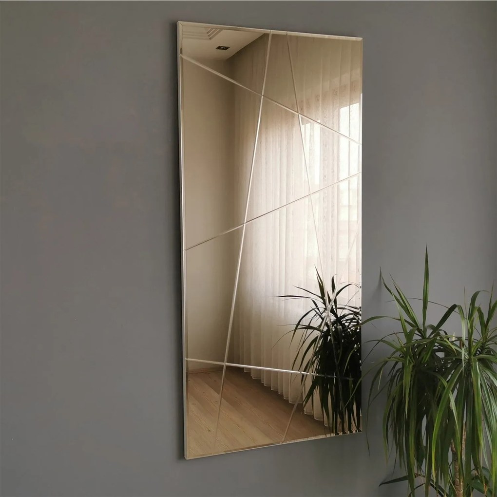Espelho NSTLA309d – Prateado – 62 cm x 130 cm