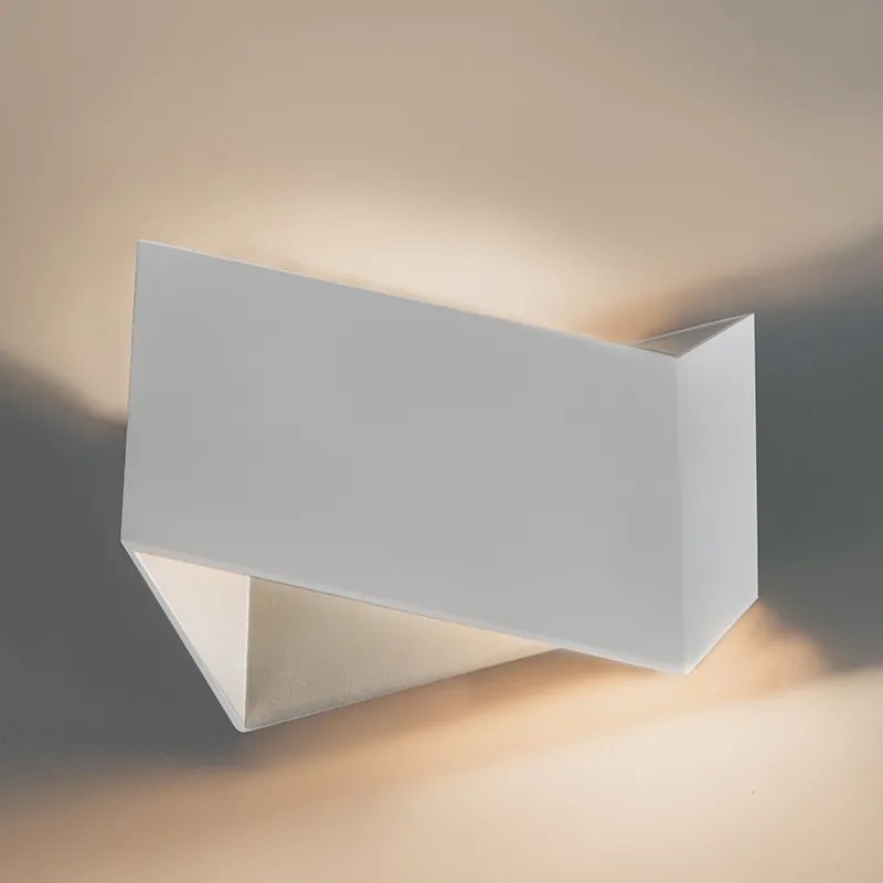 Candeeiro de parede design branco - Fold Design,Moderno