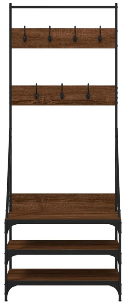 Conjunto de Entrada - Bengaleiro c/ arrumação calçado 70x40x184 cm car
