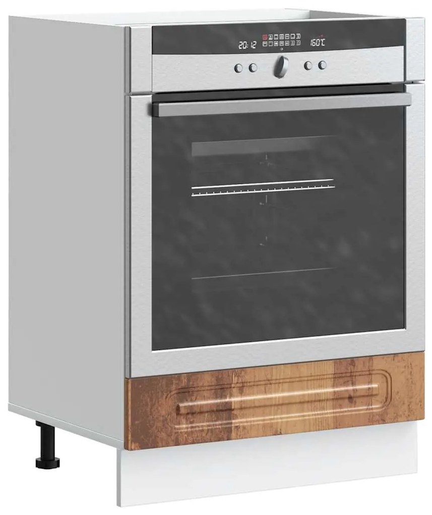 vidaXL Armário forno Kalmar derivados de madeira madeira velha
