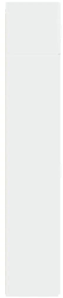 Armário de arrumação 70x42,5x225 cm derivados de madeira branco