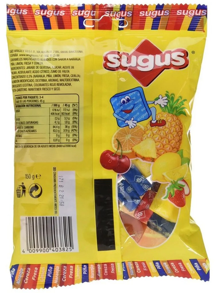 Doces Sugus (150 g)