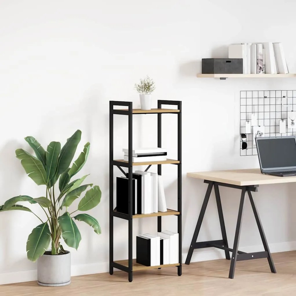 vidaXL Estante Carvalho Artesanal 40 x 30 x 85 cm Madeira processada