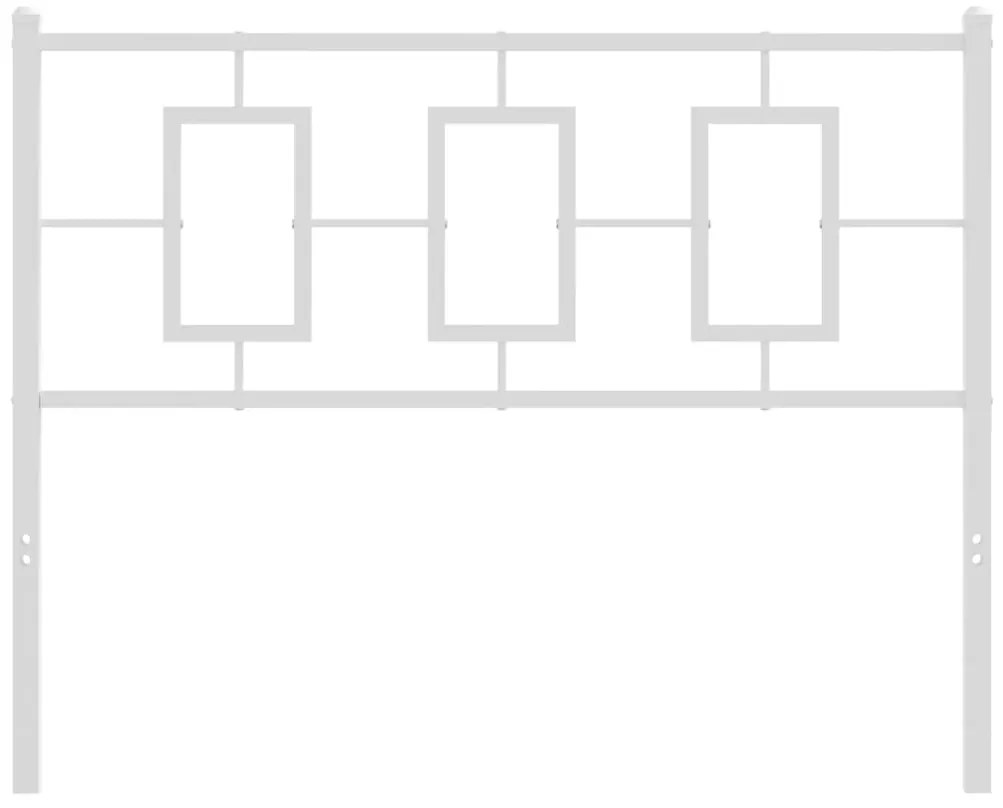 Cabeceira de cama 107 cm metal branco