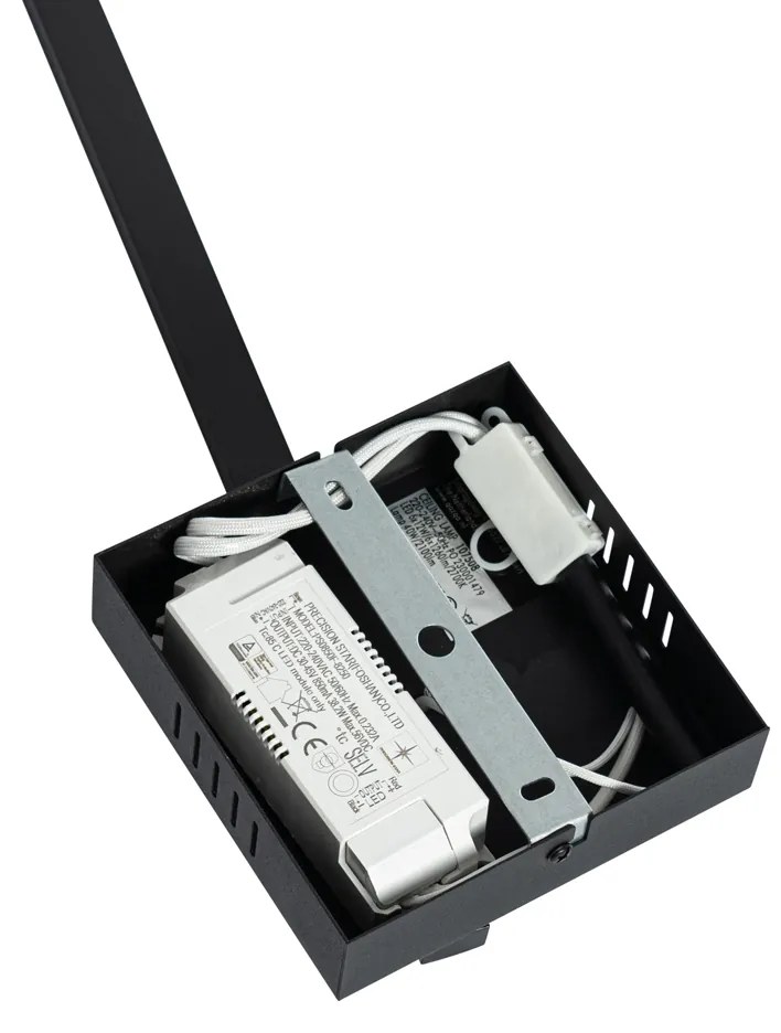 Candeeiro de teto preto 300 cm com LED regulável 3 níveis - Annuschka