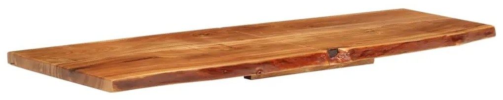 Tampo p/ móvel toucador WC 140x52x3,8 cm madeira acácia maciça