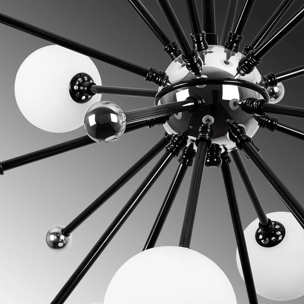 Chandelier Cavud – Preto – 60 x 60 x 68 cm