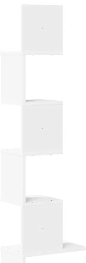 Estante de canto p/ parede contraplacado 32x32x127,5 cm branco