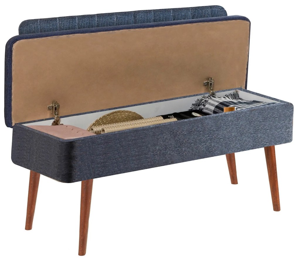 Banco Vina – Nogueira – 110 x 82,5 x 40 cm
