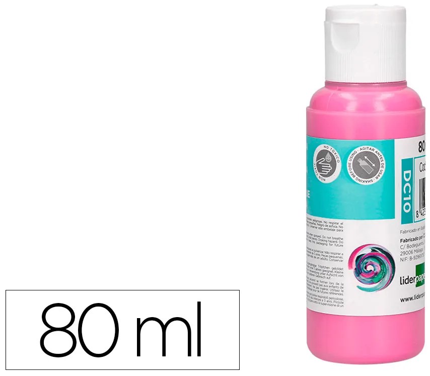 Pintura Acrilica Frasco de 80 Ml Rosa