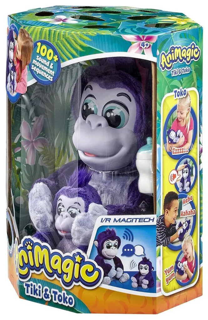 Peluche Goliath Tiki and Toko Acessórios Macaco com som