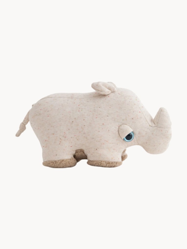 Almofada de peluche artesanal Savanah Rhino