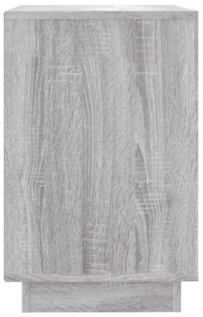 Aparador 102x35x60 cm derivados de madeira cinzento sonoma
