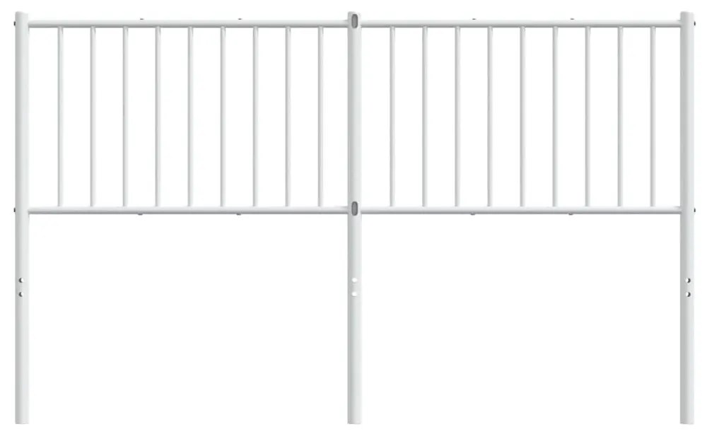Cabeceira de cama 150 cm metal branco