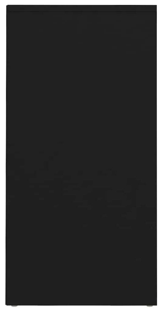 Sapateiras 2 pcs 31,5x35x70 cm derivados de madeira preto