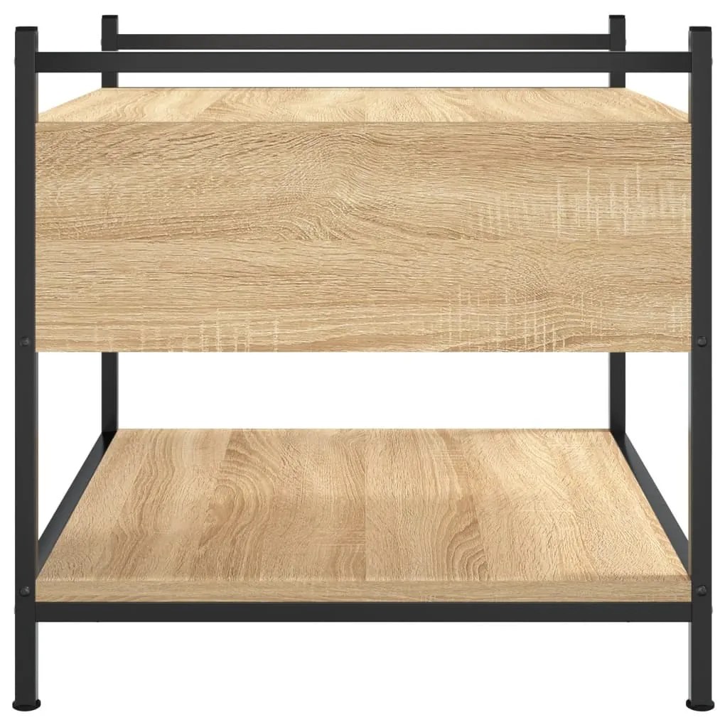 Mesa de centro 50x50x50 cm derivados de madeira carvalho sonoma