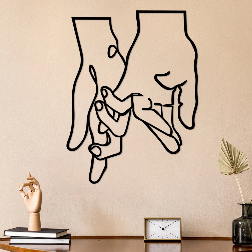 Acessório Decorativo de Parede Model-084 – Preto – 58 x 76 cm