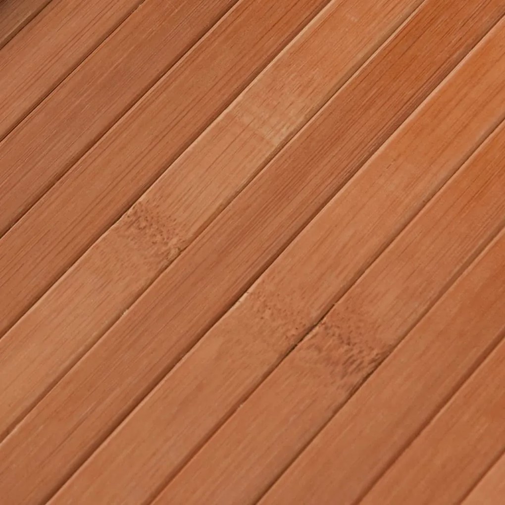 Tapete retangular 70x400 cm bambu castanho