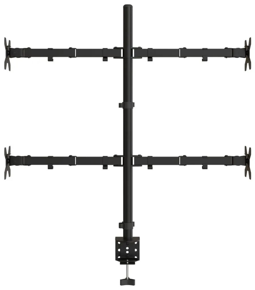 Suporte para monitor VESA 75/100 mm aço preto
