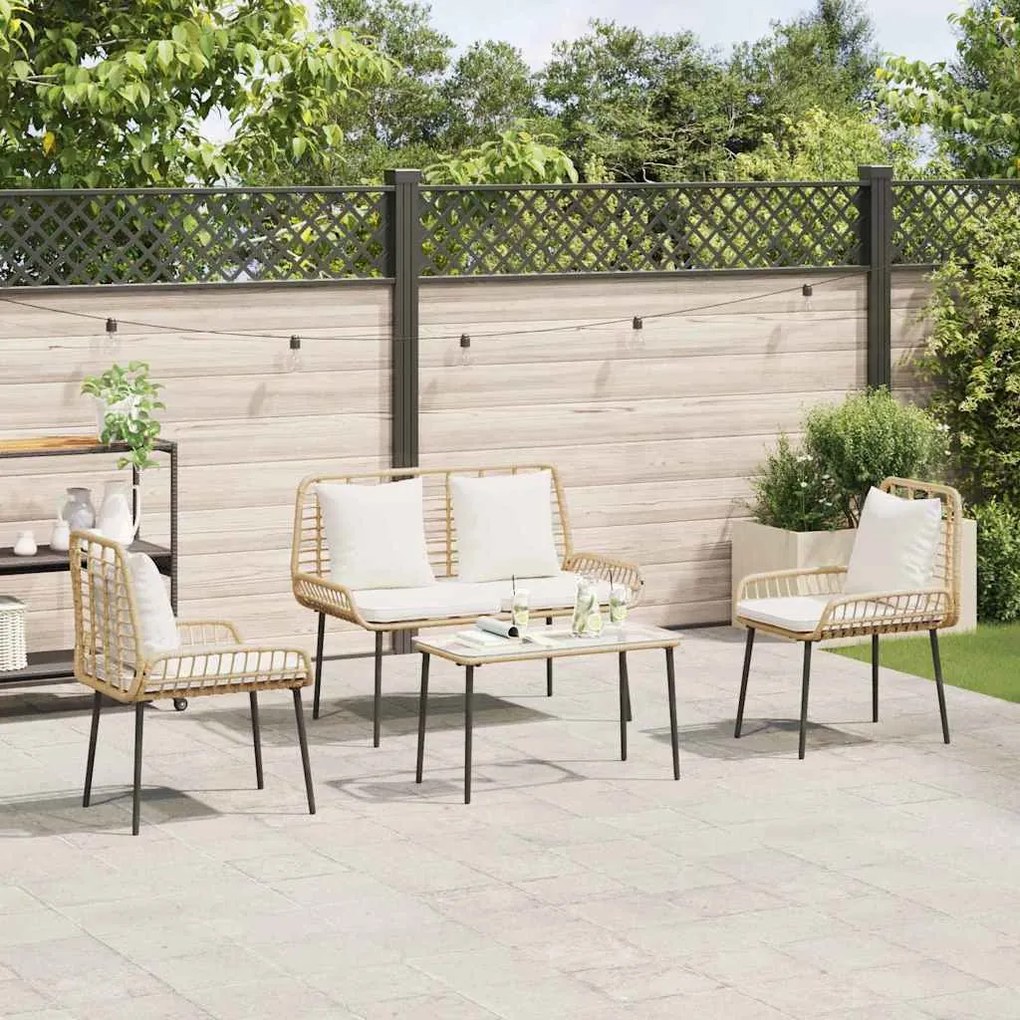 Conjunto de Jantar para Jardim 3 pcs Preto, Antracite