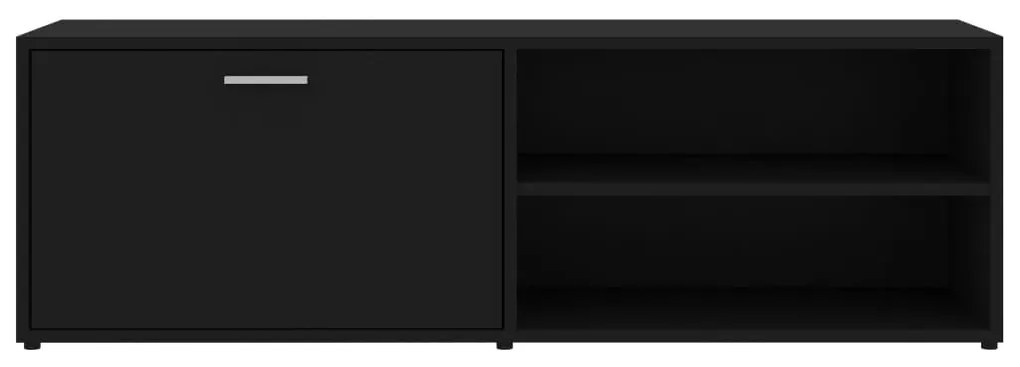 Móvel de TV 120x34x37 cm derivados de madeira preto