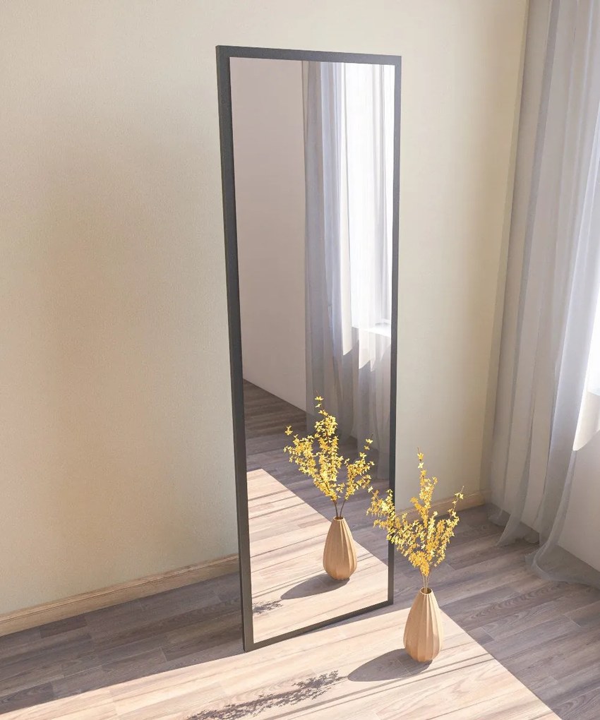 Espelho Tessa – Preto – 50 cm x 160 cm x 2,2 cm
