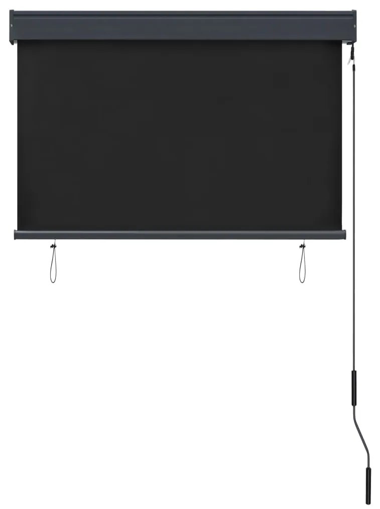 Estore de rolo para exterior 100x250 cm antracite