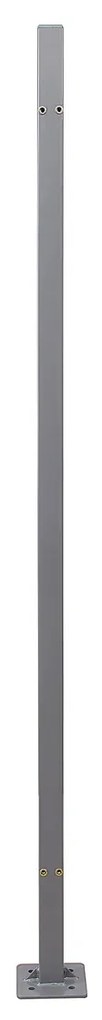 Poste de apoio para toldos laterais | SONGMICS | 11,5 x 11,5 x 152 cm | cinza | GSA002.