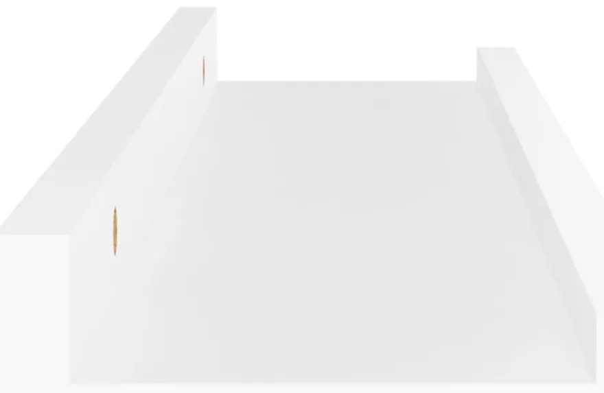 Prateleiras de parede 4 pcs 40x9x3 cm branco