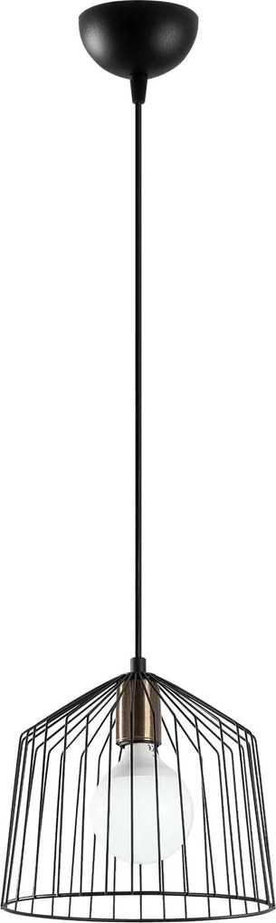 Candeeiro de Teto Cat – Preto – 26 x 26 x 121 cm